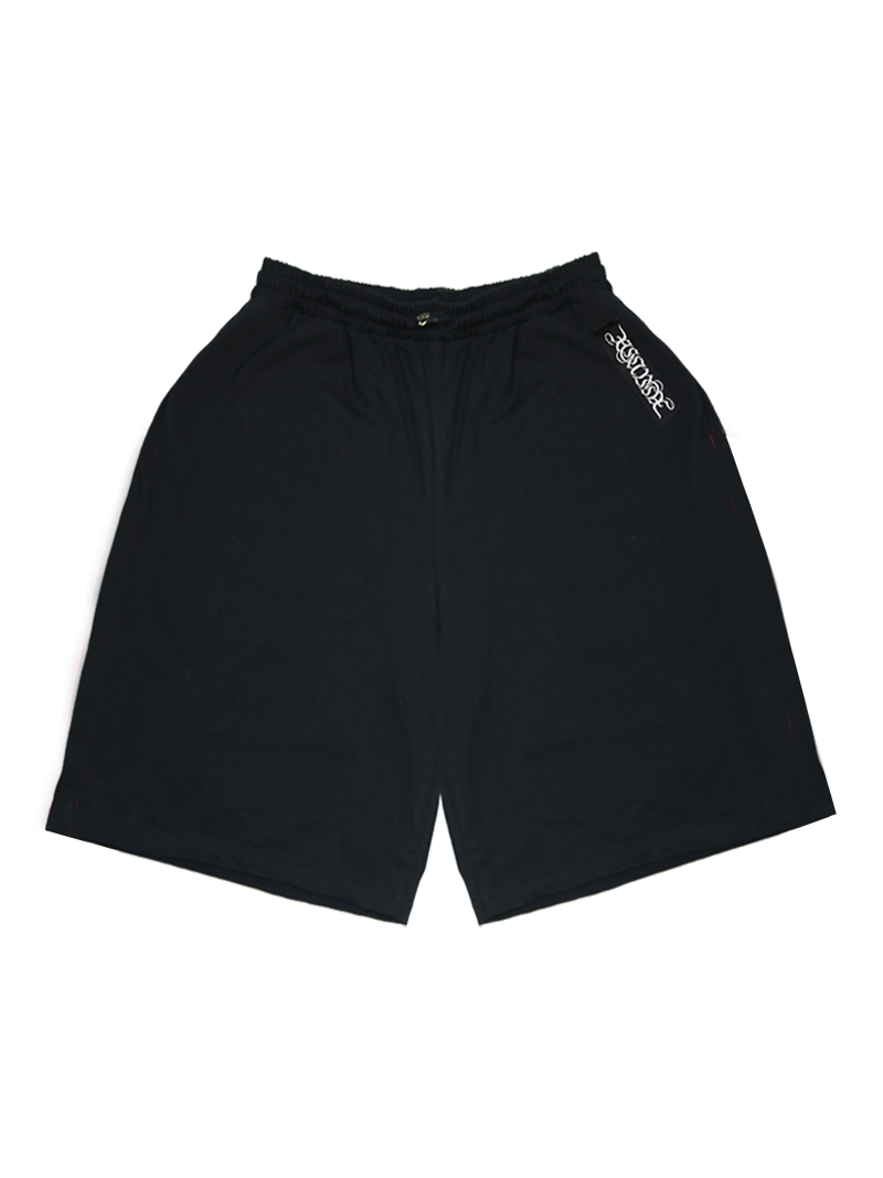 EMBROIDED SHORT (BLACK)