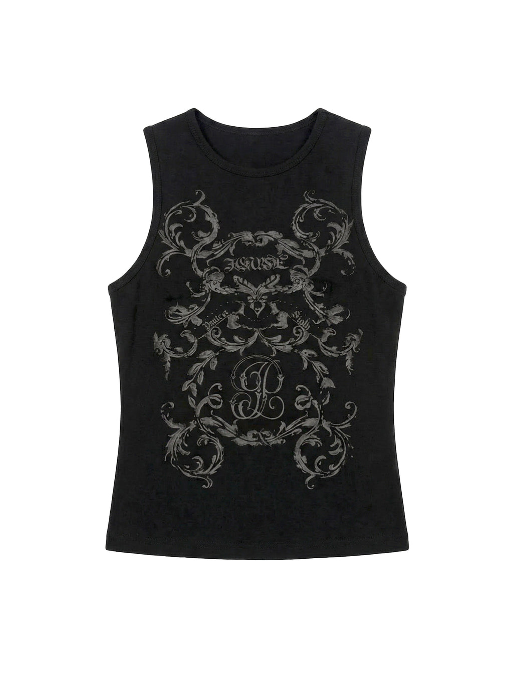 BAROQUE SINGLET (BLACK)