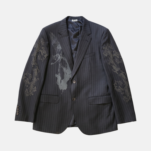 'NIHIL EST GRAVE' UNIQUE STATE BLAZER (2/2) NAVY