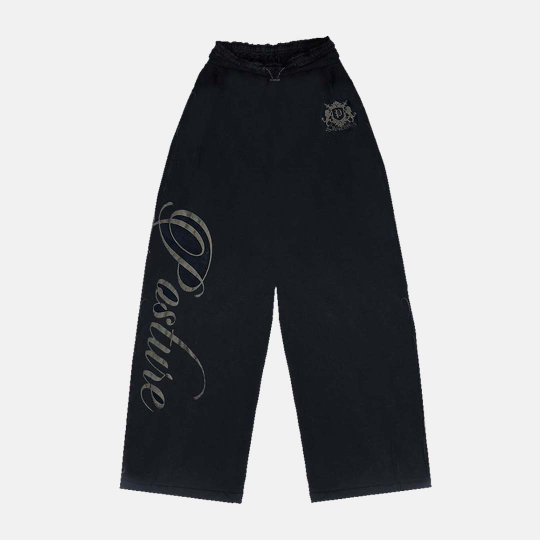 SCRIPT PANT (BLACK)