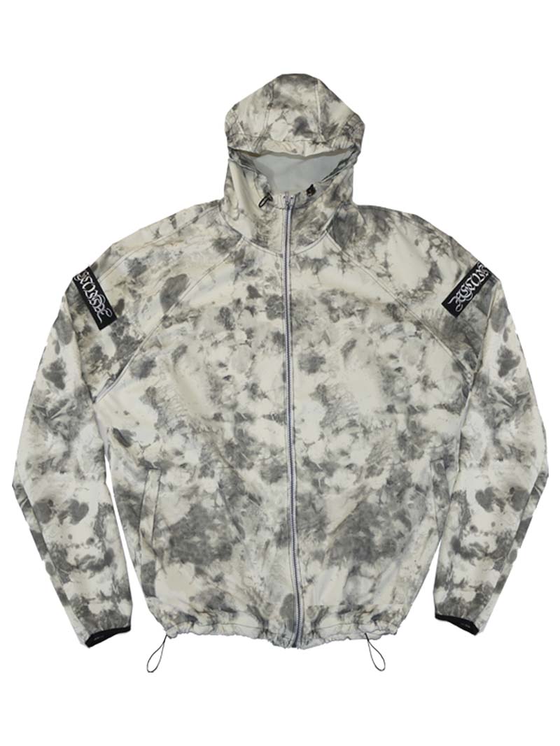 AF26 WHITE OVERDYE SHELL JACKET