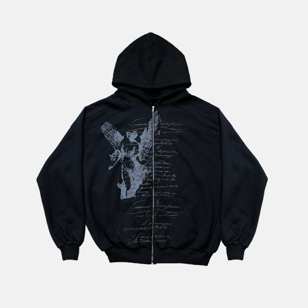 'NIHIL GRAVE EST' ZIP HOOD